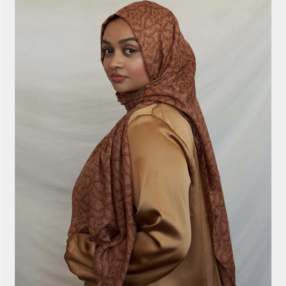 Vela Dawn Lantern Print Scarf